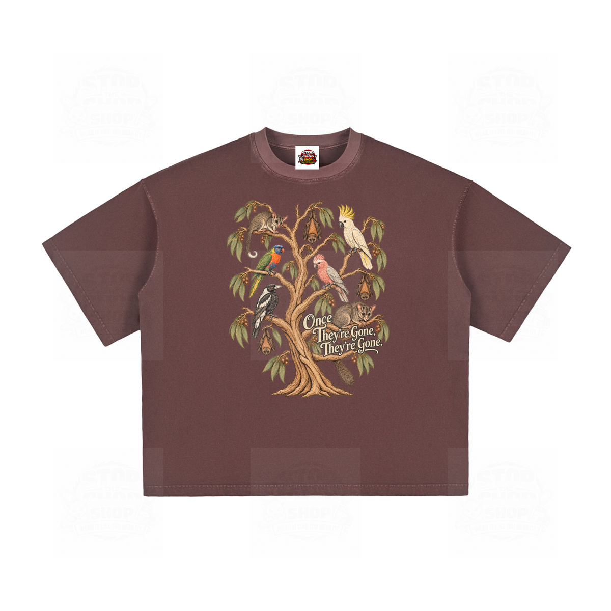 Once They're Gone - Vintage Washed Boxy T-Shirt