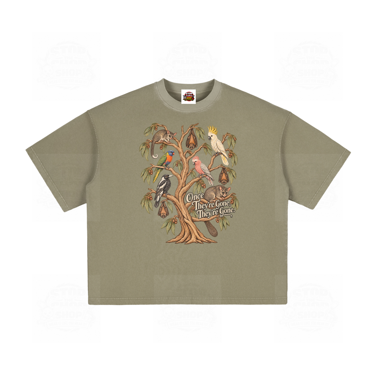 Once They're Gone - Vintage Washed Boxy T-Shirt