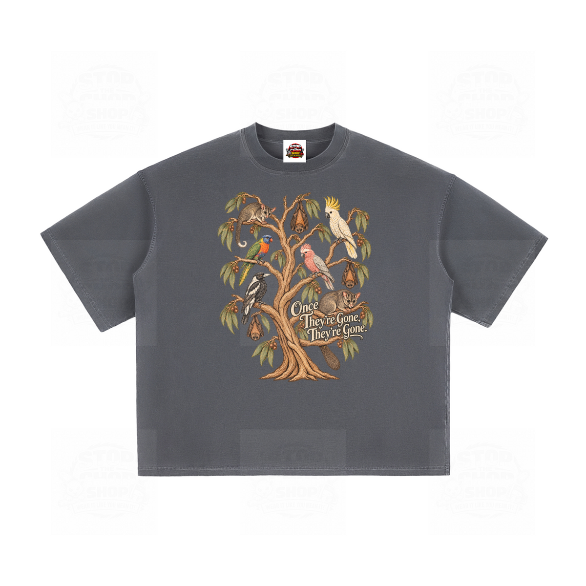 Once They're Gone - Vintage Washed Boxy T-Shirt